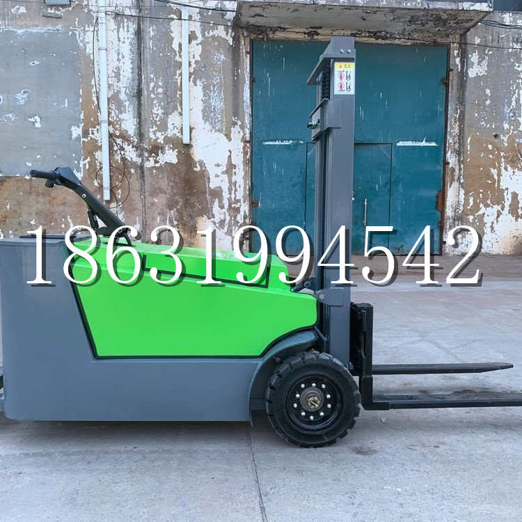 重庆市小型电动叉车1吨2吨步行站驾式电瓶堆高充电装卸车液压升降车铲车